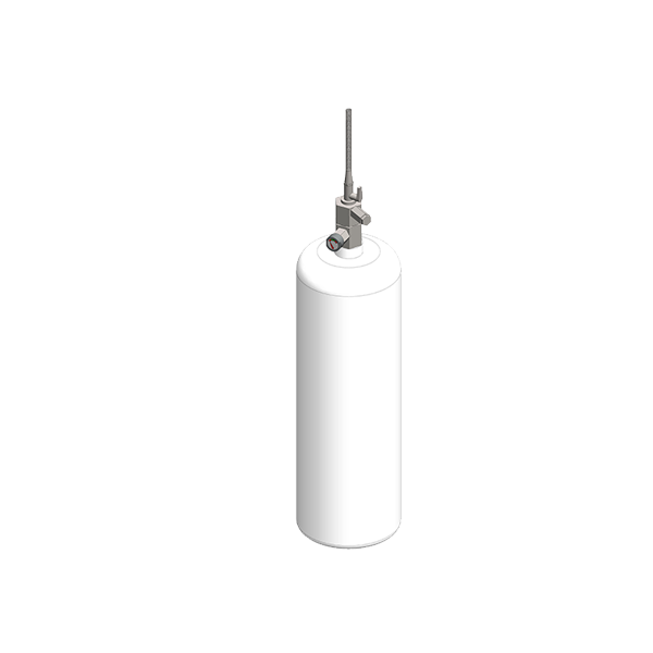 DP4 Cylinder and wall mount bracked (unpressurized )