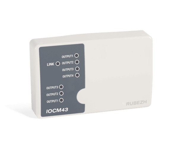 ماژول ورودی خروجی اعلام حریق آدرس پذیر " Rubezh - IOCM43 Input Output Control module "
