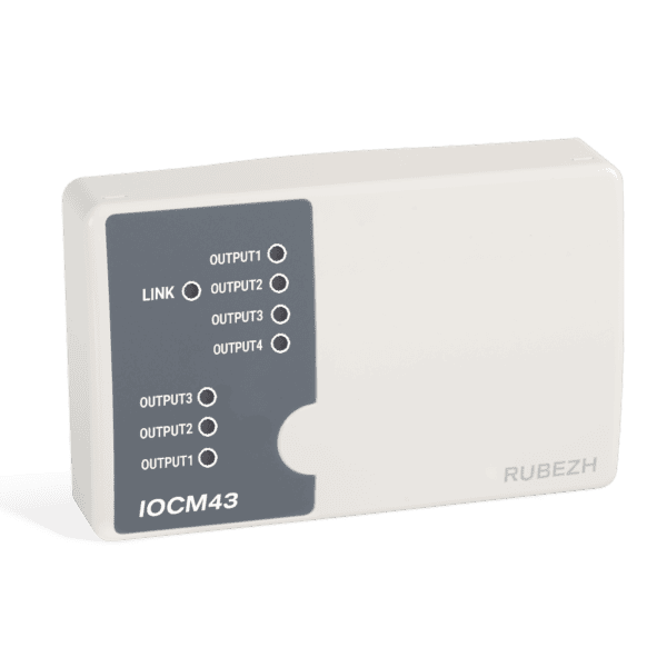 ماژول ورودی خروجی اعلام حریق آدرس پذیر " Rubezh - IOCM43 Input Output Control module "