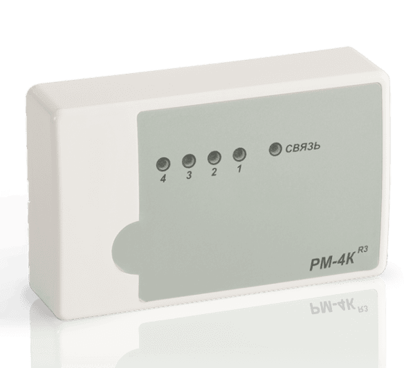 ماژول رله آدرس پذیر اعلام حریق "Rubezh - RM-1K prot.R3, RM-4K prot.R3"